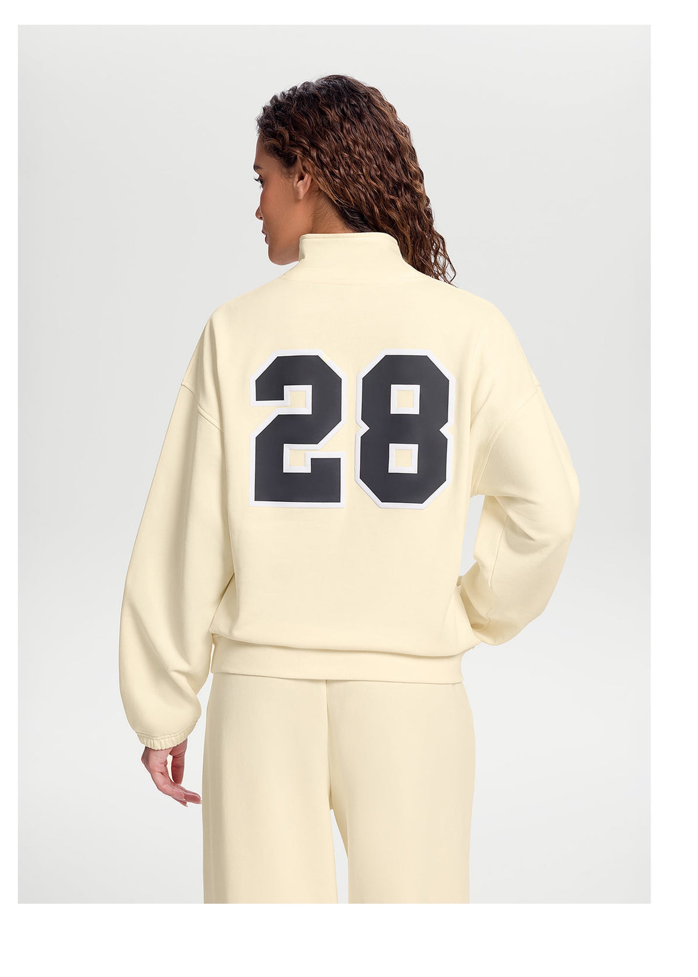 Better League Zip Sweatshirt | Creamy White