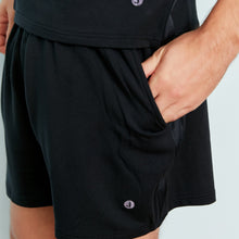 Modal Boxer Lounge Black Tie Shorts | Boxers with Pockets | Black