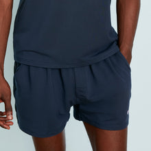 Modal Boxer Lounge Black Tie Shorts | Boxers with Pockets | Navy