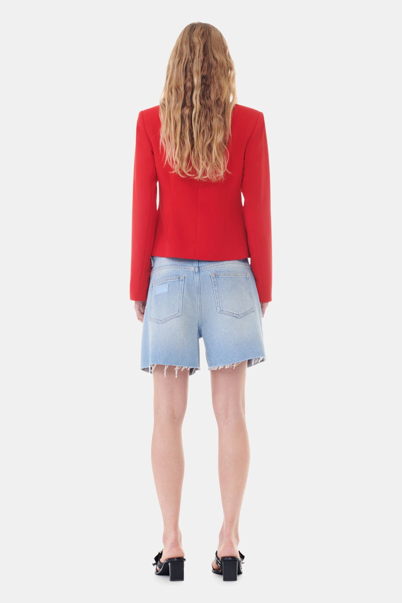 Blue Heavy Denim Shorts | Tint Wash