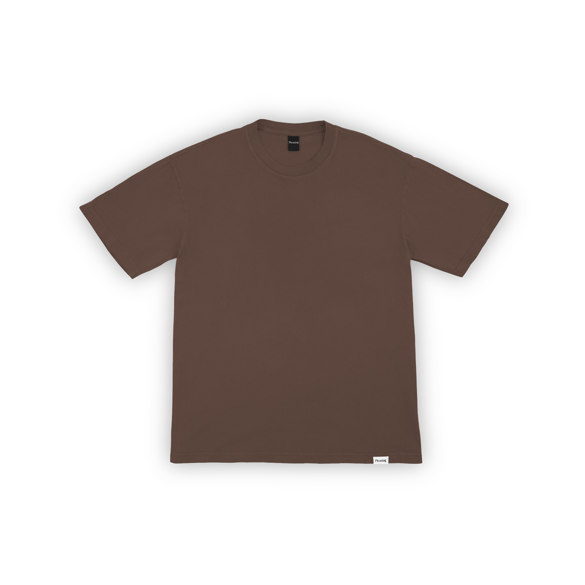 The Pleasing Signature Dyed Tee | Chocolate Truffle