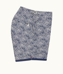 Bulldog Floral Mid-Length Swim Shorts | Midnight Navy