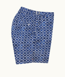 Bulldog Geometric Tile Mid-Length Swim Shorts | Tidal