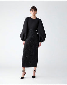 Midi Skirt | Black