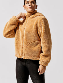 Carbon38 | Teddy Zip Up Jacket | Roots