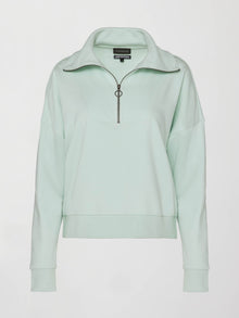 Carbon38 | French Terry Half Zip | Clearly Aqua