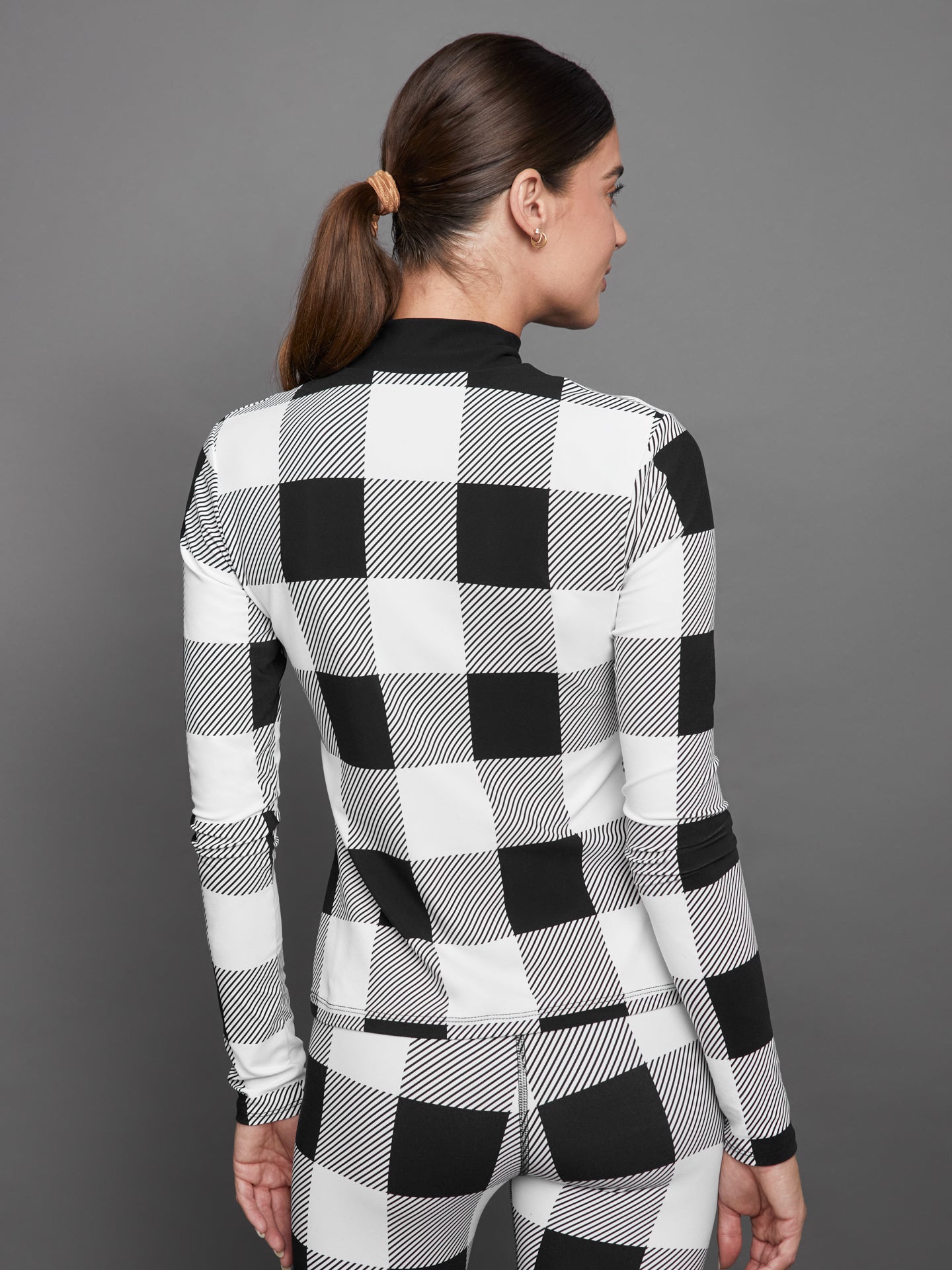 Carbon38 | Long Sleeve Printed Base Layer | Buffalo Plaid