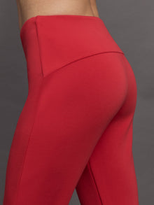 Split Leg Pant in Scuba | Tomato