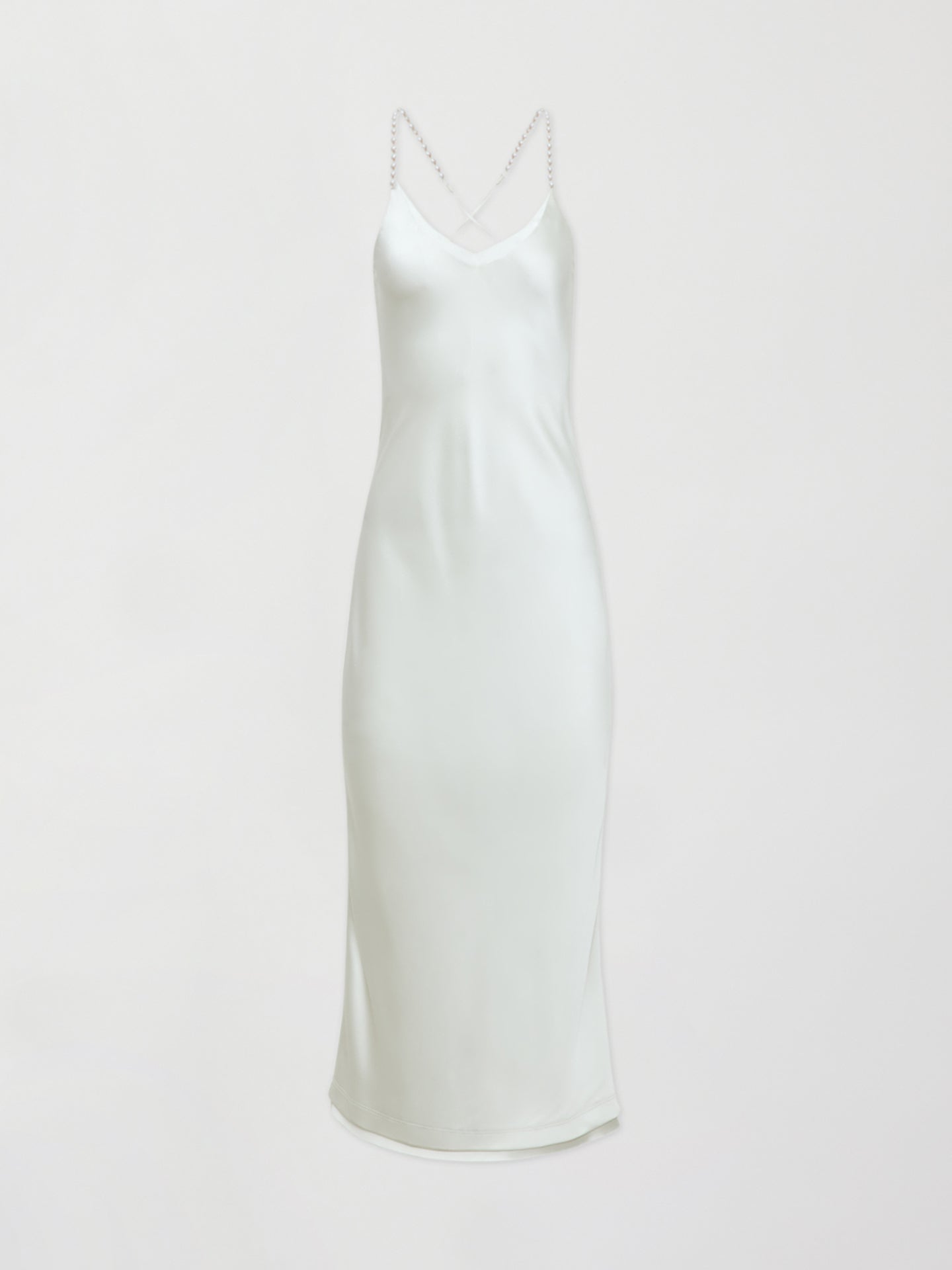 Carbon38 | Satin Slip Dress | Ivory