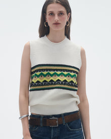 Womens | Chalet Vest | Cream Combo