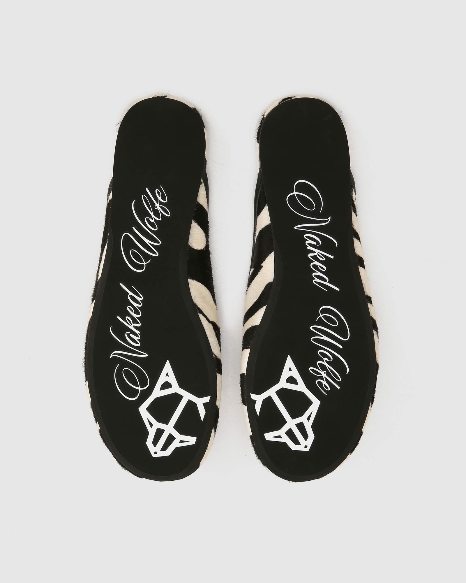 Womens | Chaos Pony Flat | Black/Zebra