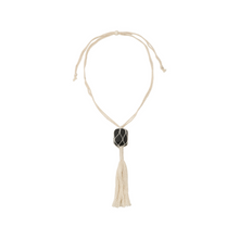 Claudette Necklace | Cream | Black