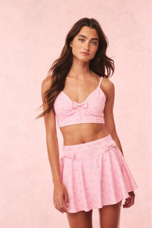 Corene Floral Active Skort | Ibiza Sunset