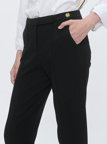 Cory Jersey Slim Pant | Black