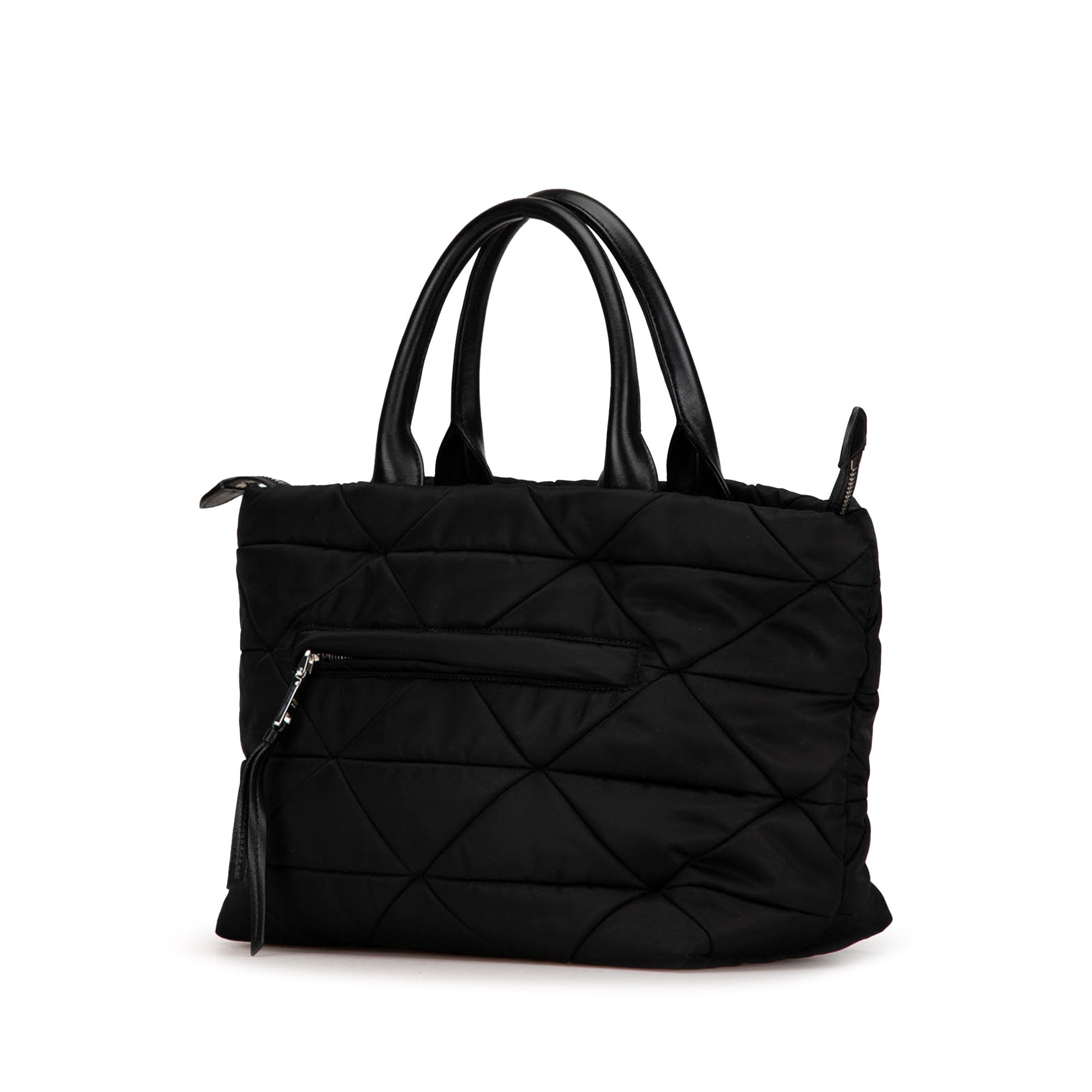 Prada | Pre-Owned Re Nylon Padded Satchel | Black