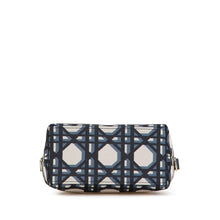 Dior | Pre-Owned Small Canvas Cannage DiorTravel Nomad Pouch | Blue