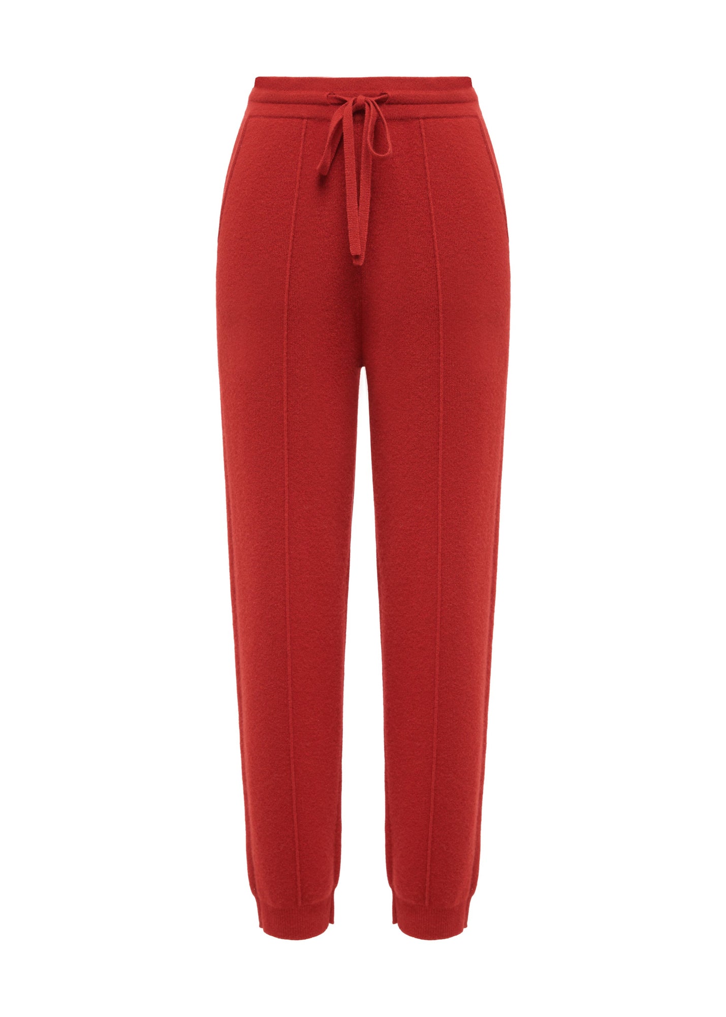 Cashmere Jogger Pants | Red