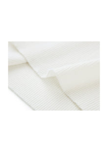 Cashmere Seamless Base Layer Top | White