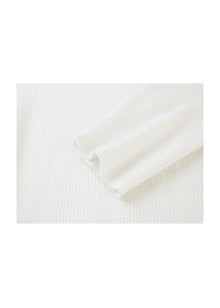 Cashmere Seamless Base Layer Top | White