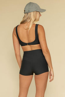 Zoe Bike Short | Charcoal