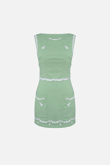 Charlotte Linen Dress | Green