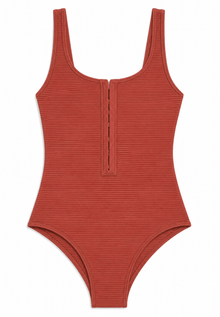 The Cheryl One Piece | Rust Rib
