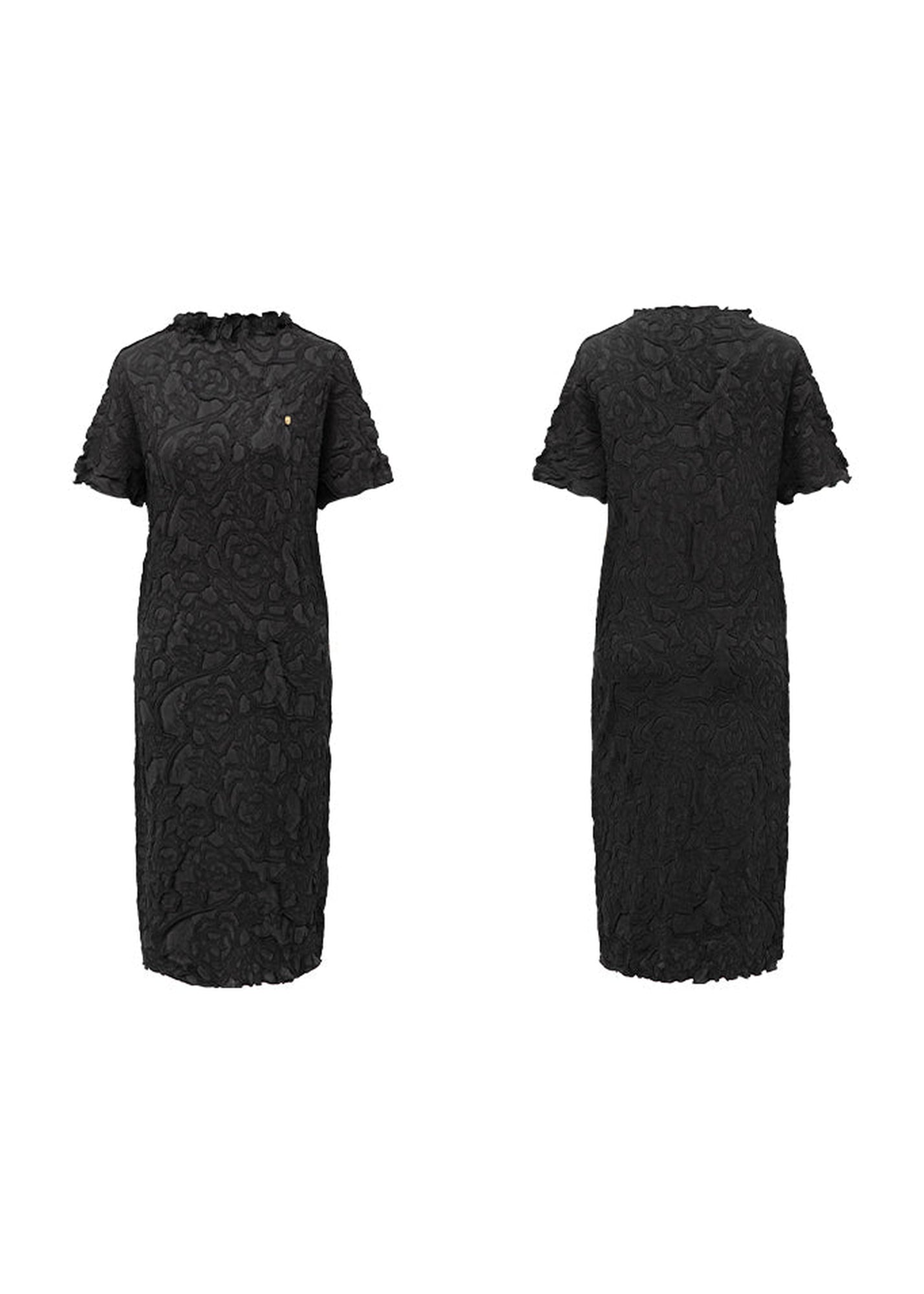Chinese-style Maxi Dress | Black