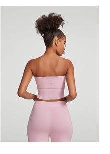 Chunky Knit Crop Top | Ballet Pink