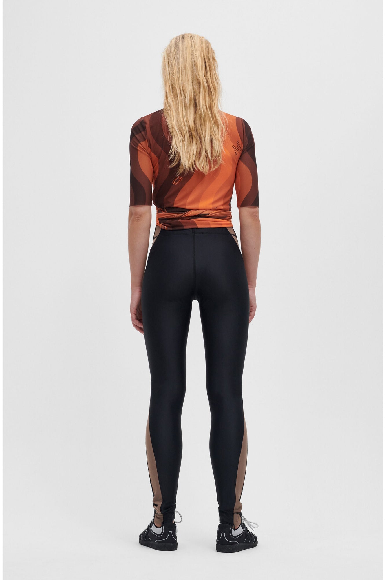 Colorblock Tech Leggings | Black