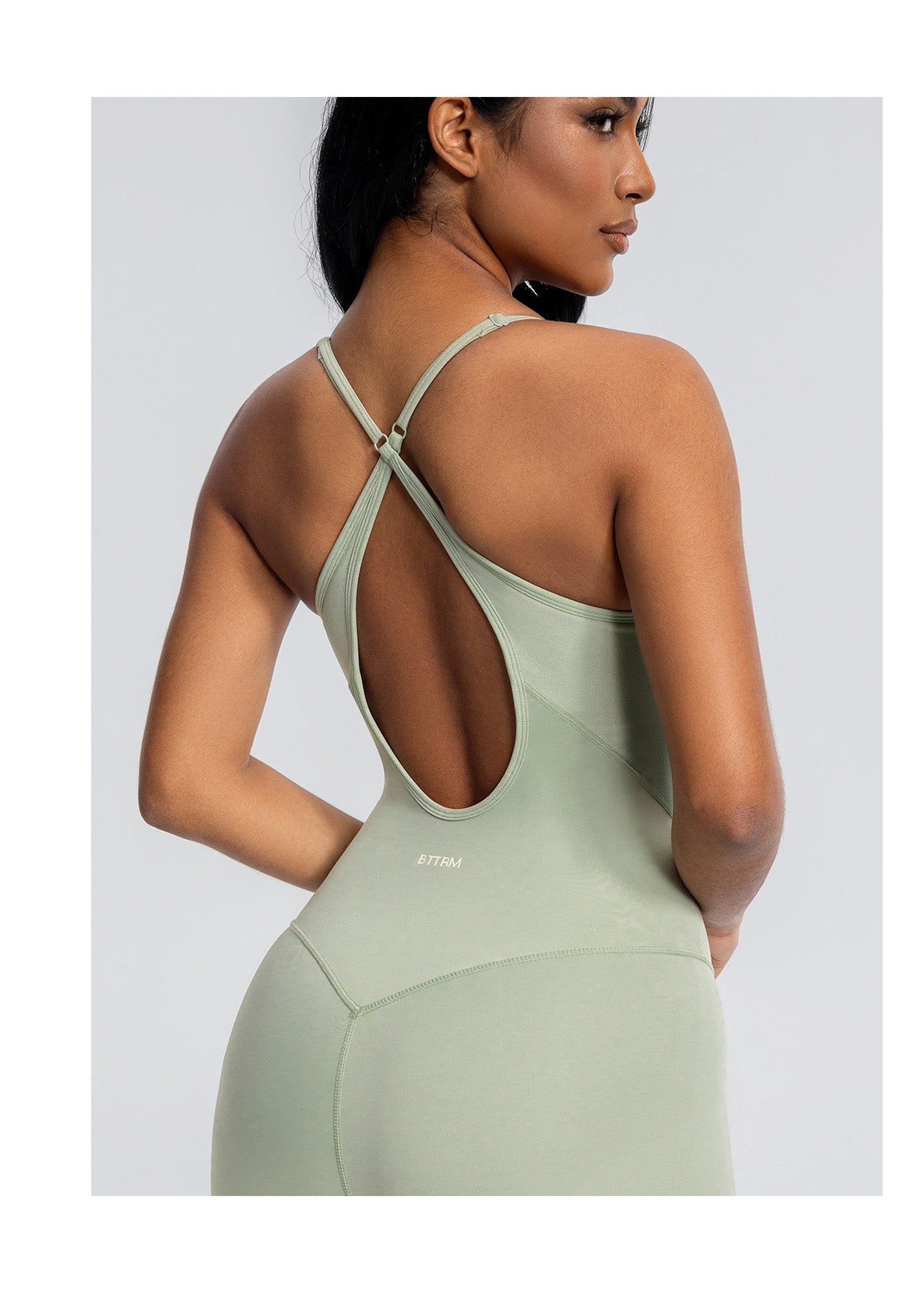 Contrology Crossback Bodysuit | Sage Green