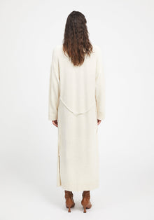 Wren Maxi Cardigan | Creme Melange