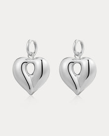 The Corazon Statement Hoops | Silver