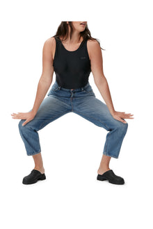Cropped Jeans | Mid Blue Vintage (V2)