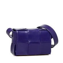 Bottega Veneta | Pre-Owned Candy Nappa Intrecciato Cassette Crossbody | Purple
