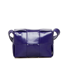 Bottega Veneta | Pre-Owned Candy Nappa Intrecciato Cassette Crossbody | Purple