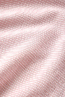 Image of feeder stripe pale mauve/white fabrication