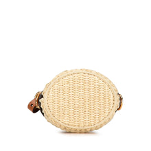 Fendi | Pre-Owned Nano Zucca Straw and Canvas Step Out Bag | Brown