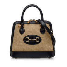Gucci | Pre-Owned Small Horsebit 1955 Canvas Top Handle | Brown