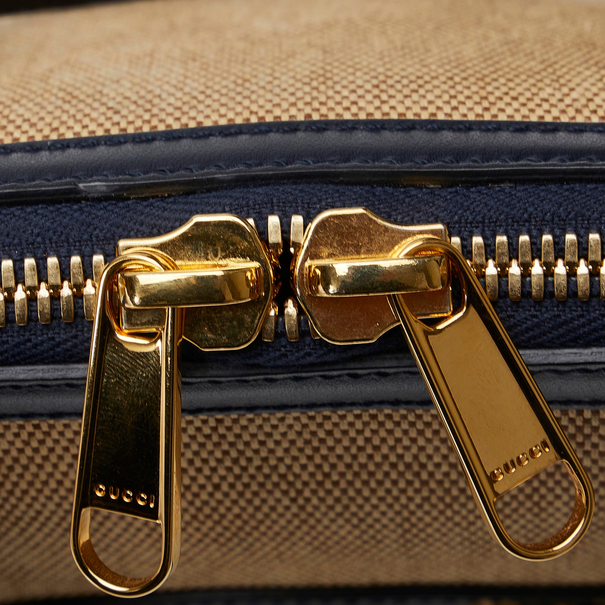 Gucci | Pre-Owned Small Horsebit 1955 Canvas Top Handle | Brown