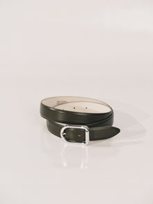 Mija Belt | Olive & Silver