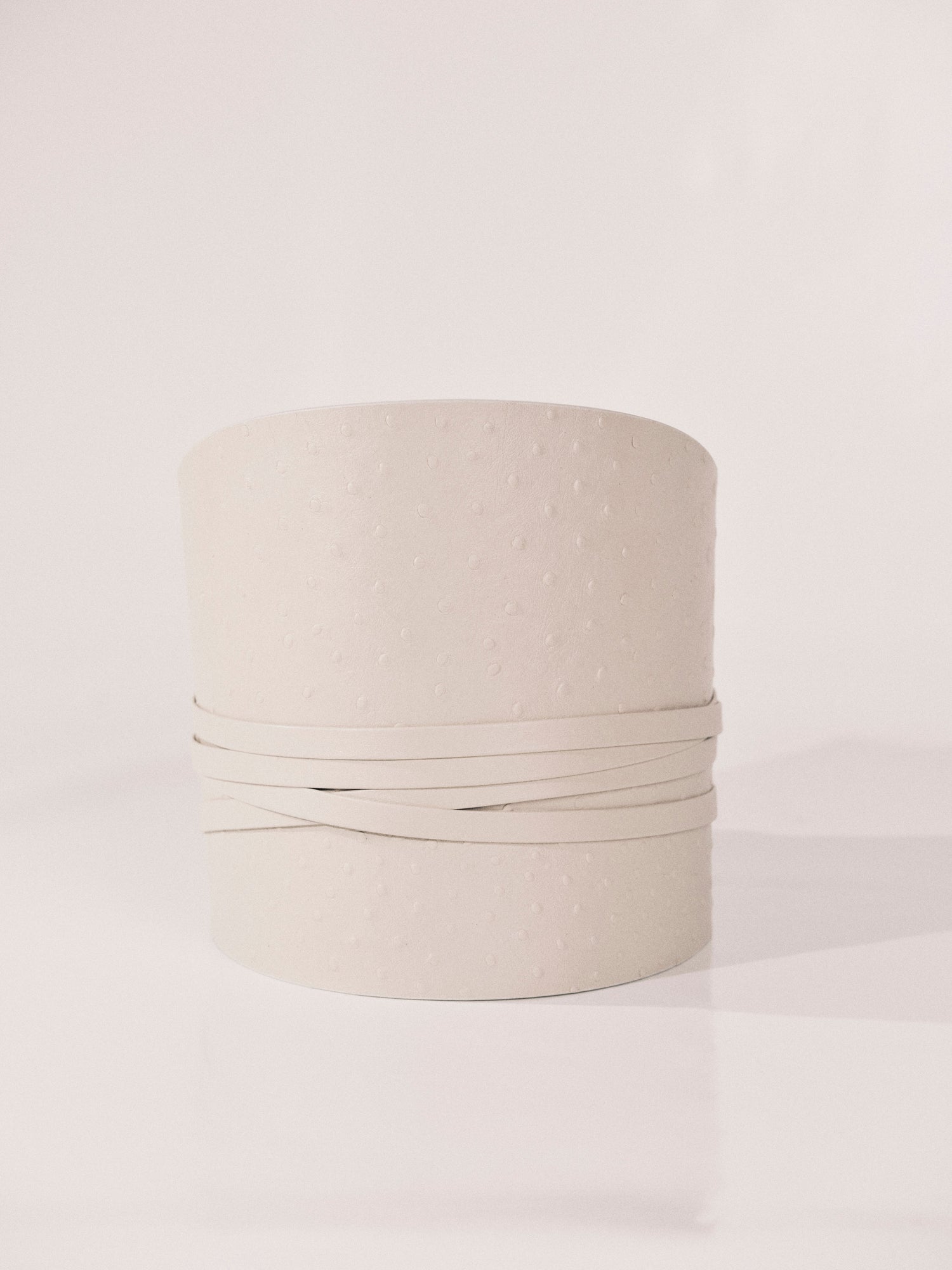 Undone Corset Supple Ivory Ostrich | Ivory Alligator