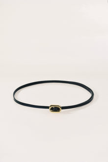 Venura Belt | Black & 24K Gold