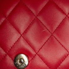 Chanel | Pre-Owned Lambskin Le Boy Wallet On Chain | Red
