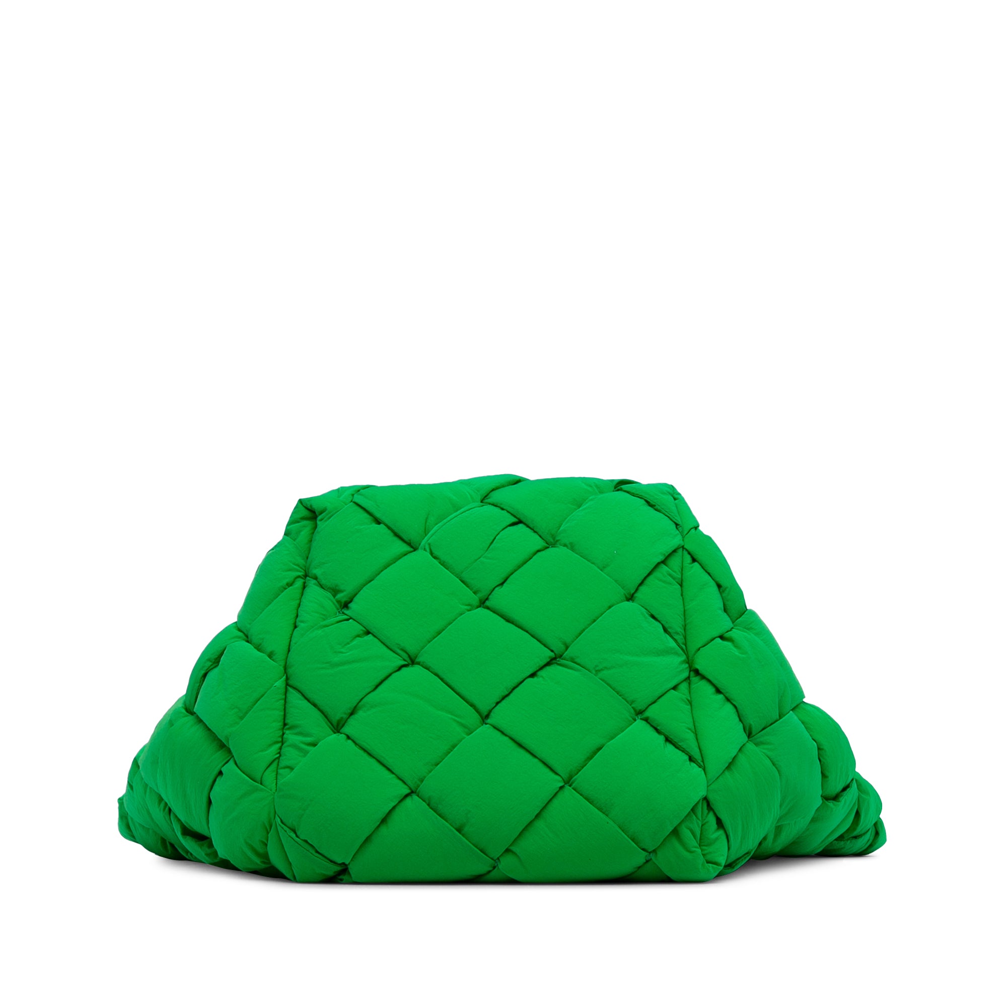 Bottega Veneta | Pre-Owned Intrecciato Padded Nylon Tech Cassette Tote | Green