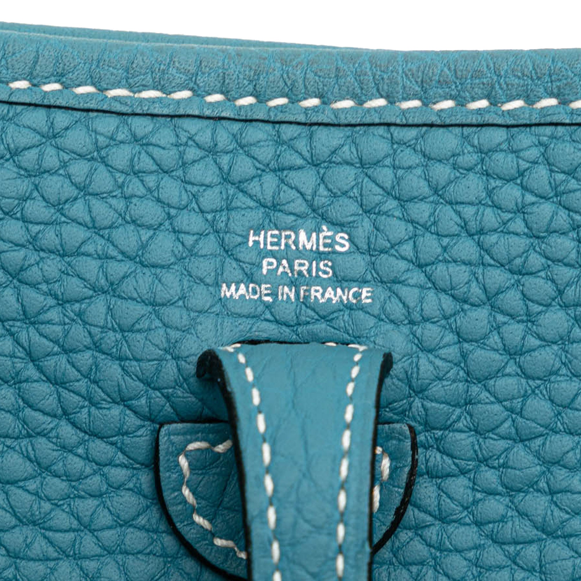 Hermès | Pre-Owned Clemence Evelyne III TPM | Blue