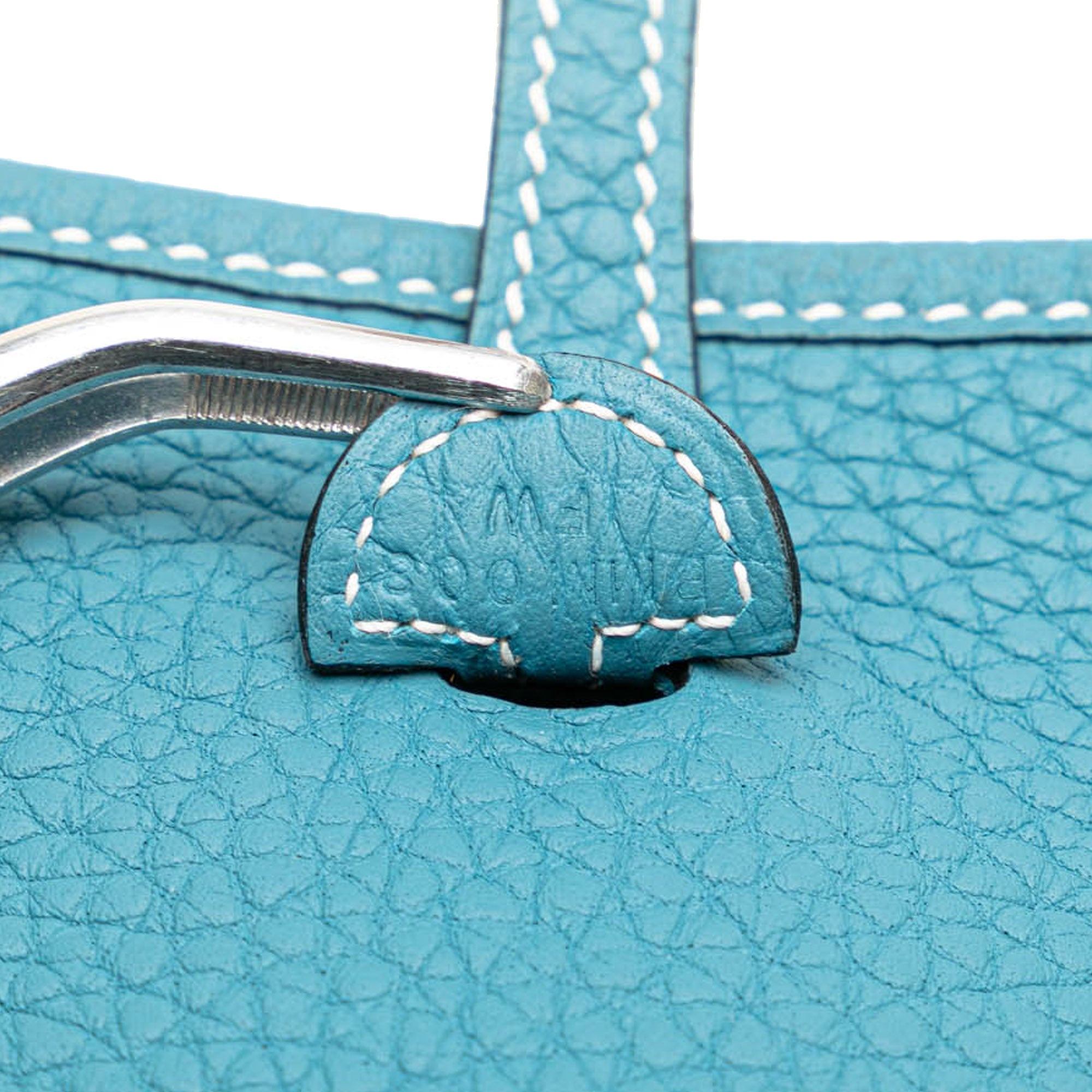 Hermès | Pre-Owned Clemence Evelyne III TPM | Blue