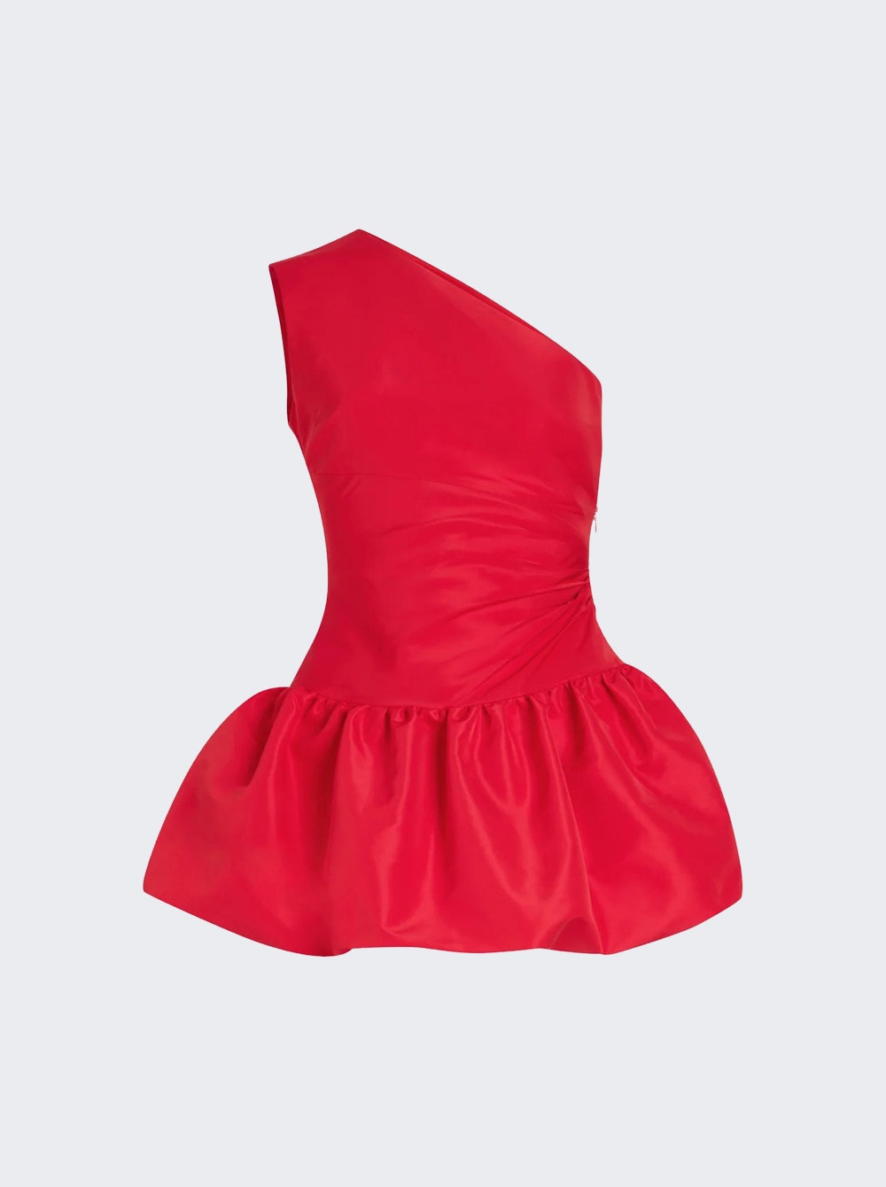 Women | Patou | One Shoulder Bloomer Mini Dress Lipstick Red