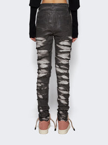 Rick Owens DRKSHDW | Detroit Cut Skinny Jeans Dark Dust | Cream