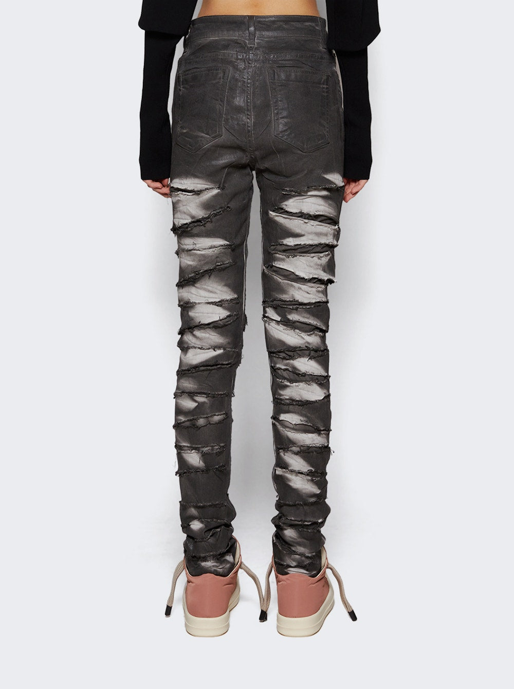 Rick Owens DRKSHDW | Detroit Cut Skinny Jeans Dark Dust | Cream