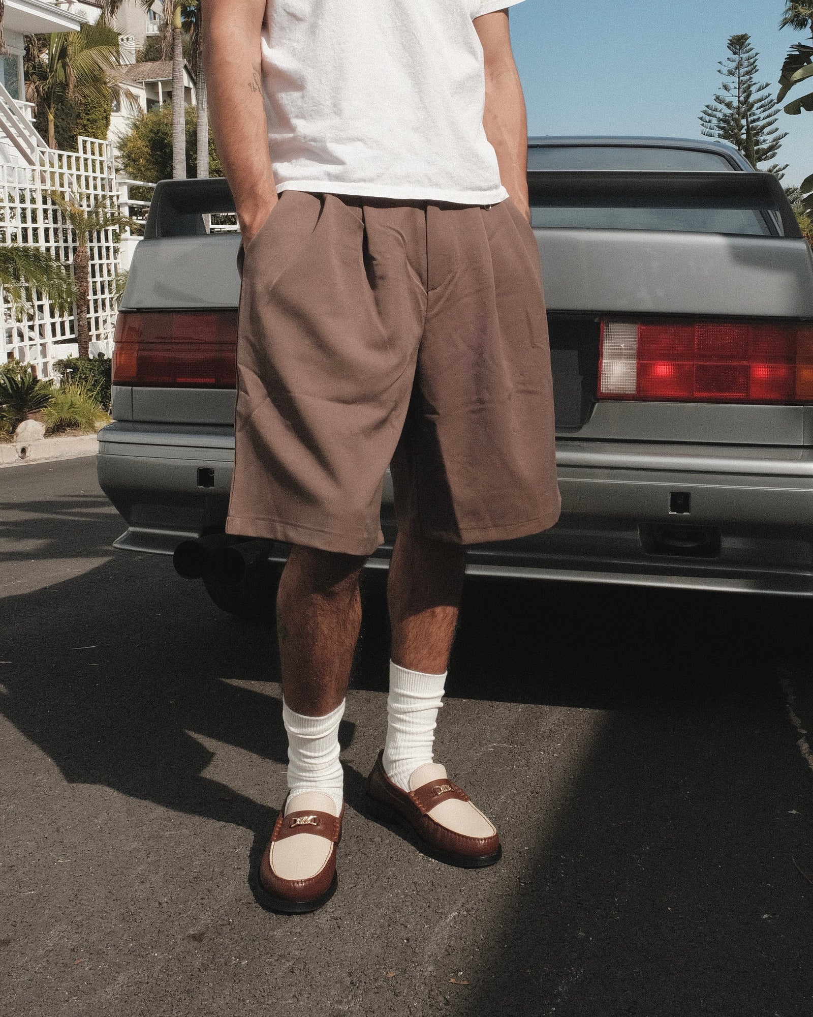 Mens | Roma Leather Loafer | Chestnut/Cream